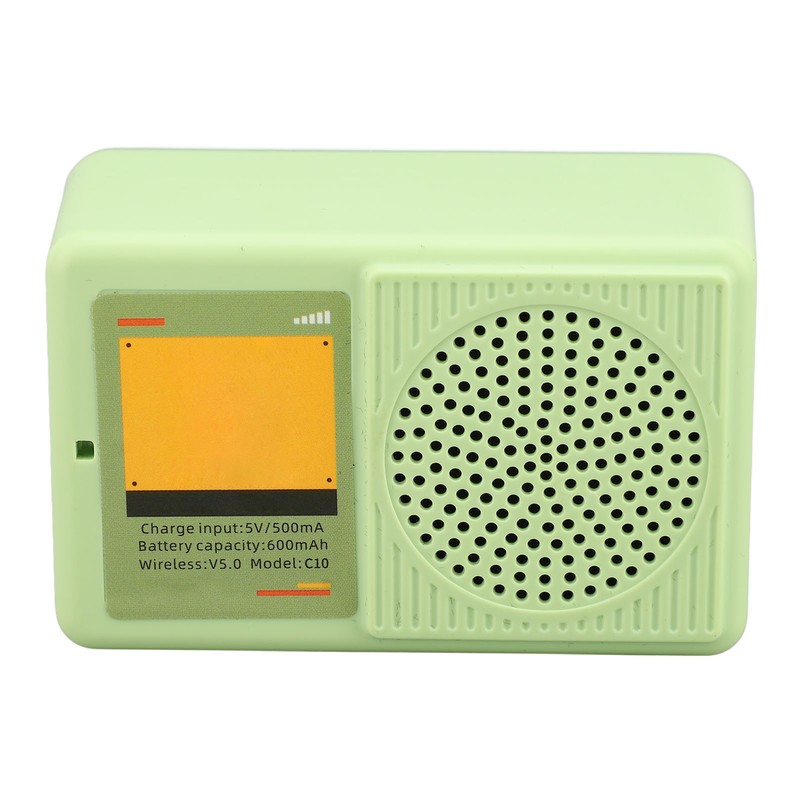 Retro Speaker TV Shaped Multifunctional Fashionable Time Speaker for Home