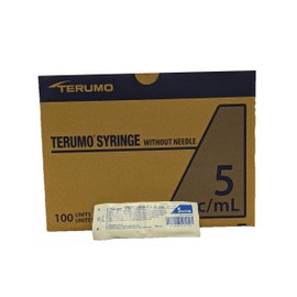 5ml Oral Syringes 100 Pack Luer Lock Tip, Without Needle, Individually Packed - Made in Philippines - Box of 100 Syringes 5cc