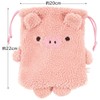 Skater Pompon's Pig Baby Pig Drawstring Bag