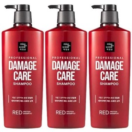 Mise-en-scène Damage Care Red Protein Shampoo 680mlx3 Damage care for rough and split hair / 미쟝센 데미지케어 레드프로틴 샴푸 680mlx3개 손상케어 거칠고 갈라지는 머리카락