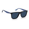 Polaroid Men's PLD 2102/s/x Sunglasses, 0VK/C3 MTBLK Blue, 55, 0vk/C3