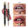 LONEOURS Lápiz Labial y Delineador de Labios 2 en 1,