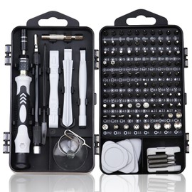 Sipery 122 in 1 Precision Screwdriver Set Professional Magnetic Repair Tool Kit, Electronics Tool Kit, Small Screwdriver for Phone, PC, Watch, Game Console, Tablet, Camera, Modding, and DIY Projects