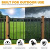 32.5 Inch Heavy Duty Adjustable Outdoor Metal Deck Gate with