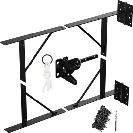 goldorcle Anti Sag Gate Kit Heavy Duty No Sag Kit for Wooden Gate Fence with a Gate Latch