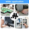 Nylon Plastic Spacers, Black Nylon BS Round Spacer Washer Assortment