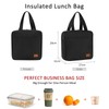 AOSBOS Small Cooler Bag Lunch Bag with Zip Waterproof for