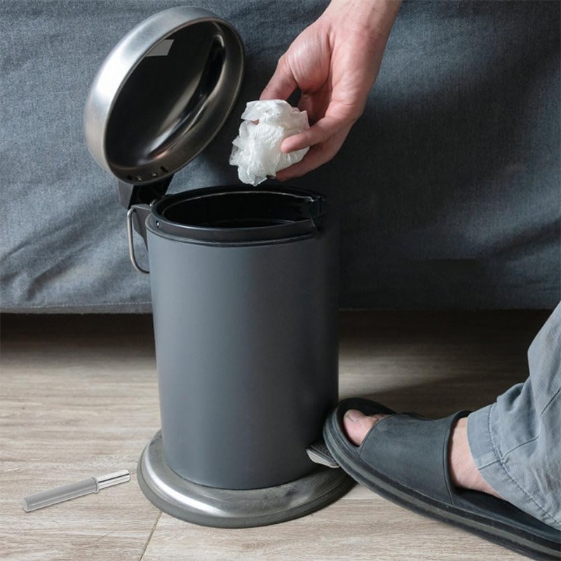 Warmhm 2 x Dustbin Accessories Damping System Household Supply Replacement
