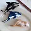 Novelty Big Orca Whale Hair Clip,Acetate Hair Claw,Big Hair Clips