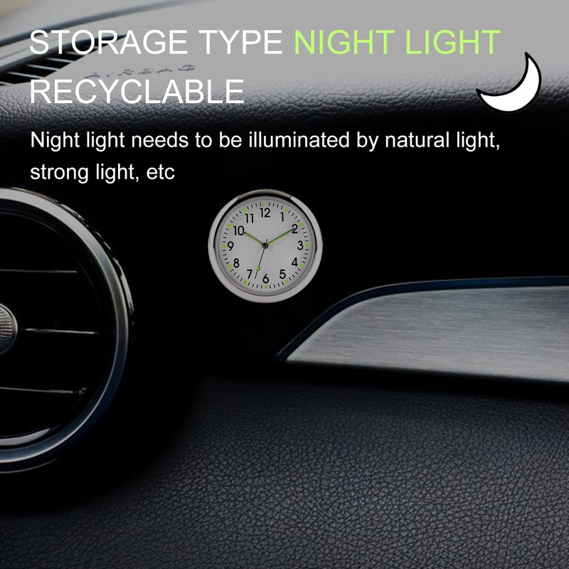 Dashboard Clock, Motorcycle Watches, Mini Vehicle Dashboard Clock, Mini Car