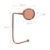 kwmobile 2 x Table Handbag Holder Hook - Non-Slip Bag