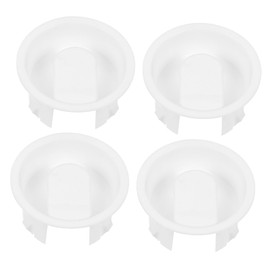 LABRIMP 4pcs Multi-Function Water Jug Lids Pitcher Covers for Daily Use Dust Protection Compact Design for Easy Brewing and Serving White Pc Sealed Carafe Accessories