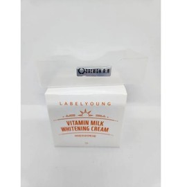 Labelyoung Vitamin Milk Whitening Cream 55g Korean Beauty Skin Care / 라벨영 비타민 우유 화이트닝 크림 55g 한국뷰티 스킨케어