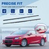 JDMON Weatherstrip Window Moulding Trim Seal Belt Compatible with Honda