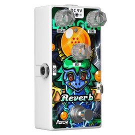 AZOR Reverb Guitar Pedal Digital Effect Dragon Pure Reverb Effect Pedal for Electric Guitar AP509