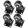 4PCS 1.5 Inch Universal Wheel 360° Rotation Heavy Caster Silence