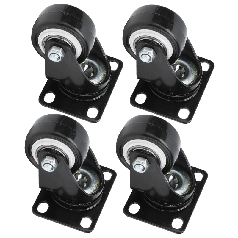4PCS 1.5 Inch Universal Wheel 360° Rotation Heavy Caster Silence