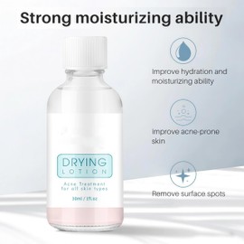 Anti Acne Serum - Drying Lotion for Acne, Face Serum to Dry Out Blemishes, Reduce Redness - Acnecide Face Lotion for Women, Men, Teenage Skin Care