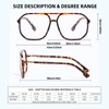 Oversized Square Aviator Reading Glasses for Women/Men - Large Frame