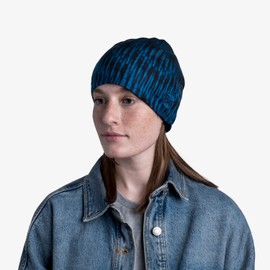 Buff Zoom Blue - Cappello in Microfibra e Polare, Unisex, Taglia Unica, Colore: Blu