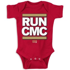 Run CMC Baby Apparel for San Francisco Football Fans (NB-7T) (Red Onesie, 6 Months)