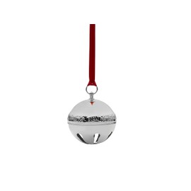 Wallace 51st Edition 2021 Silver Plated Sleigh Bell Ornament, Silver for Christmas