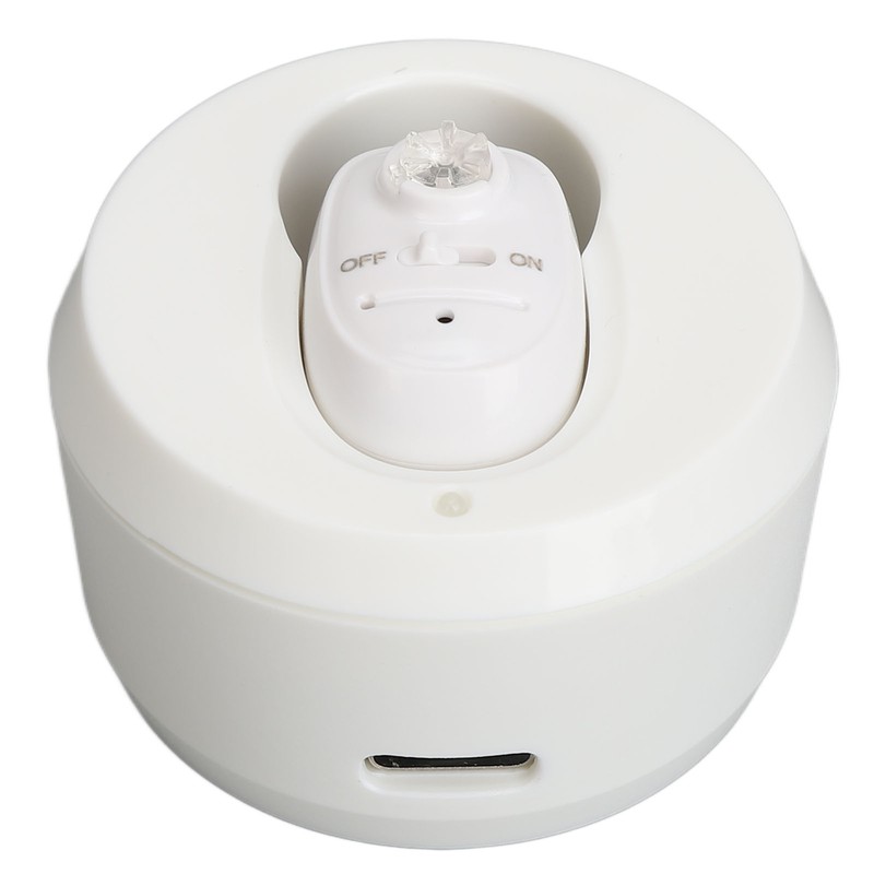 Elderly Digital Sound Aids Rechargeable Mini Silicone Earplug Noise Cancelling
