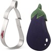 LILIAO Eggplant Cookie Cutter, 2.5 x 5.7 inch