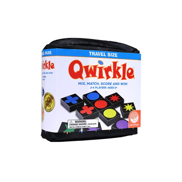 Mindware | Qwirkle: Travel (NEW) | Board Game | Ages