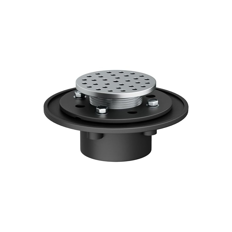PROFLO PF42957RD Cast Iron Round Shower Drain (2" IPS Connection)