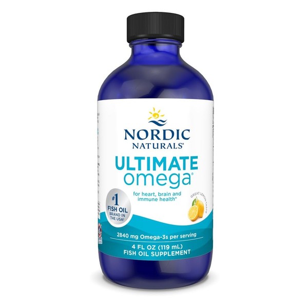 Nordic Naturals Ultimate Omega Liquid, Lemon Flavor - 4 oz
