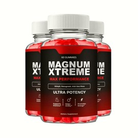 Magnum 3-Pack Magnum Xtreme Gummies for Men – MagnumExtreme Male Gummies - 180 Gummies