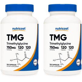 Nutricost TMG 750mg, 120 Capsules (2 Bottles)