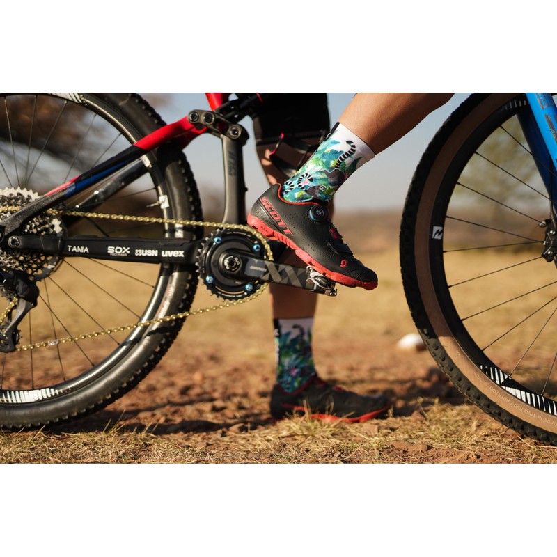 Sox Footwear Lemur Crew Socks, Multi-colour