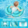 Baby Pool Float with Canopy Removable UPF50+ UV Sun Protection,Third-Generation