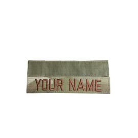 Air Force/3 Color OCP AF/3C Air Force Army/3C Army SF/3C Space Force Name Tape (AF/3C Air Force, with Fastener)