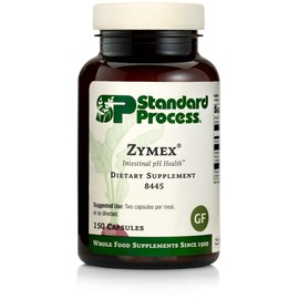 Standard Process Inc. Standard Process Zymex Capsules - Whole Food Digestion and Digestive Health with Rice Bran, Spanish Moss, and Beet Root - 150 Capsules