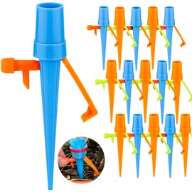 Automatisch Bewässerung Set, 16 Stück Bewässerungssystem, Einstellbar mit Langsam Entriegelbarem Steuerventil, Für Topfpflanzen, Gartenpflanzen Blumen Outdoor Zimmerpflanzen