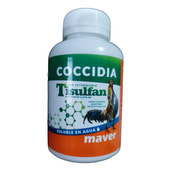Tisulfan 250ml Contra Coccidia Aves Gallos Gallinas Maver