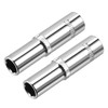 sourcing map 2 Pcs 3/8 Inch Drive 10mm 6-Point Deep