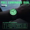 PINDOWS Ladies Wristwatch, Student Unisex Analog Quartz Ladies Wristwatch, 30m