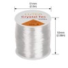 LUTER 328ft 0.8 mm Clear Bead Cord Crystal Elastic Stretchy