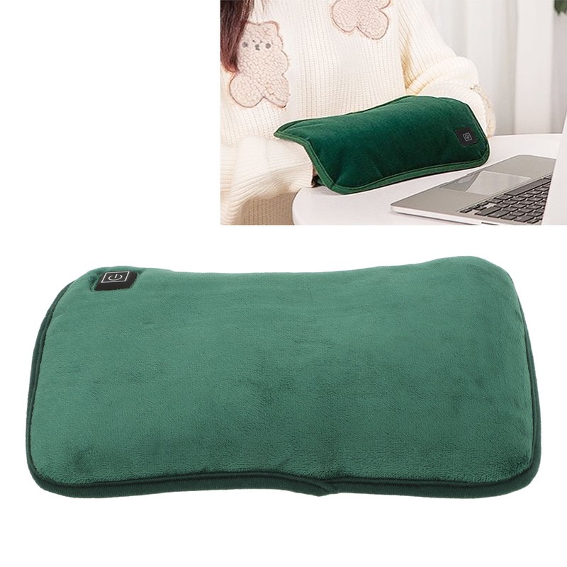 Electric Heated Hand Warmer Soft Cotton Velvet 3 Gears Temperature