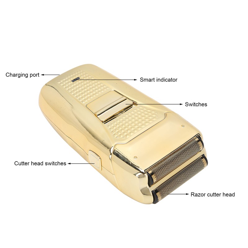 Rechargeable Electric Reciprocating Razor Portable Men Beard Trimmer Shaver Machine