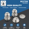 BESTTEN Keyed Same Exterior Door Knob and Single Cylinder Deadbolt