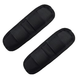 2 Pack Replacement Shoulder Pad, Soft Detachable Shoulder Strap Pad Cushion for Backpack Satchel Shoulder Bag Decompression Non Slip Shoulder Strap Pad Hook and Loop Fastener Bags Accessories