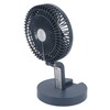 Desktop Folding Fan 3 Speeds USB Rechargeable Punch Free Electric