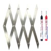 4 Point Centre Finder Set for Precise Measurements, Equidistant Measuring