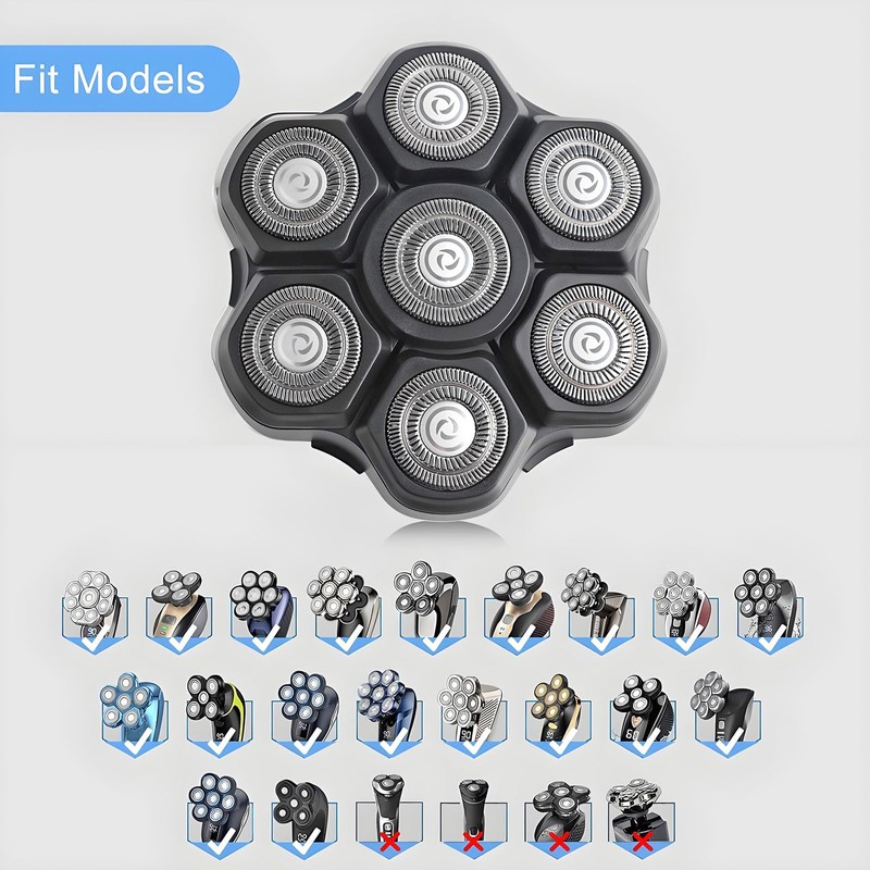 Universal 7 Magnetic Replacement Blades for ROSSIFUR Lovcoyo Gisaae Bazivve