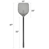 G.a HOMEFAVOR 12"x 15" Perforated Pizza Peel 47 Inch overall,